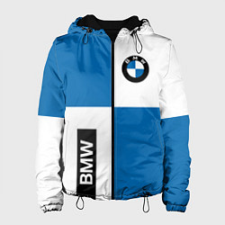 Куртка с капюшоном женская BMW, цвет: 3D-черный