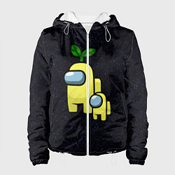 Женская куртка Among us Yellow kid Yellow