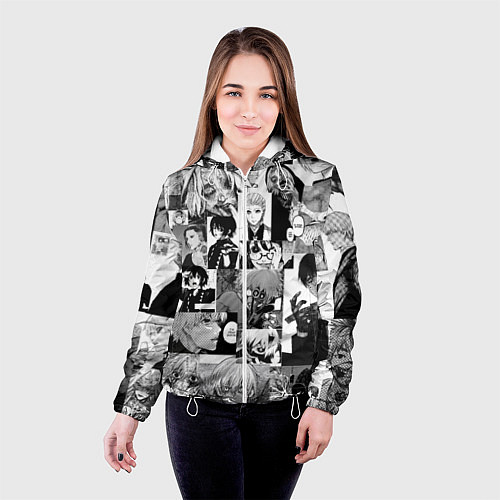 Женская куртка Токийский гуль / 3D-Белый – фото 4