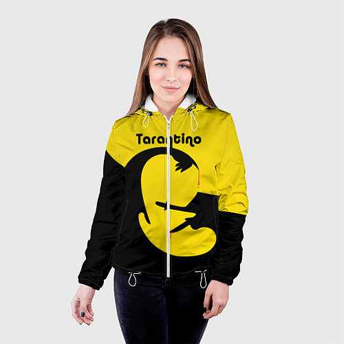 Женская куртка Тарантино / 3D-Белый – фото 4