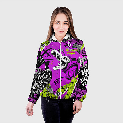 Женская куртка Watch Dogs: Legion / 3D-Белый – фото 4