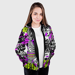Куртка с капюшоном женская Watch Dogs: Legion, цвет: 3D-черный — фото 2