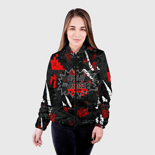 Женская куртка Watch Dogs: Legion / 3D-Черный – фото 4