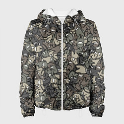 Женская куртка Камуфляж Амонг Ас