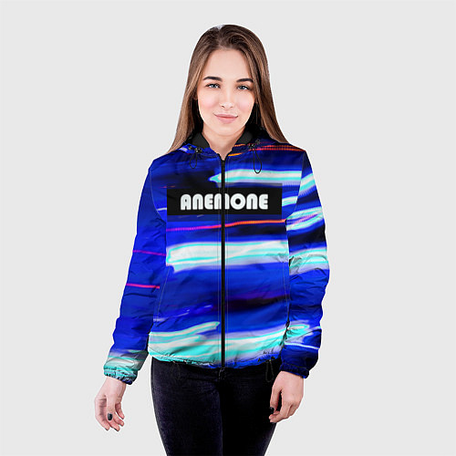 Женская куртка ANEMONE / 3D-Черный – фото 4
