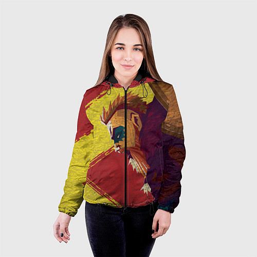 Женская куртка ASSASSINS CREED VALHALLA / 3D-Черный – фото 4