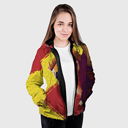 Куртка с капюшоном женская ASSASSINS CREED VALHALLA, цвет: 3D-черный — фото 2