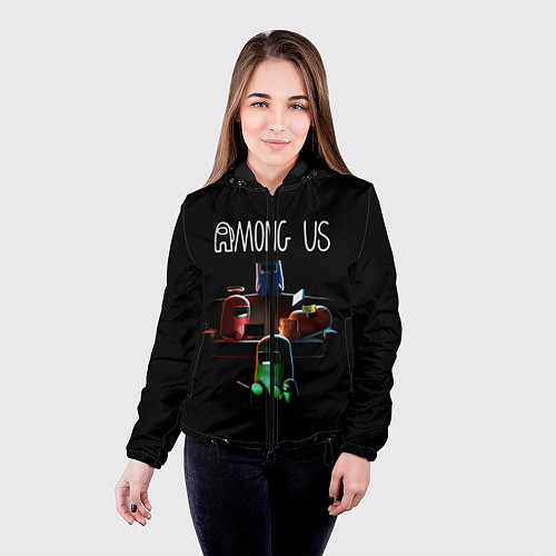 Женская куртка AMONG US / 3D-Черный – фото 4