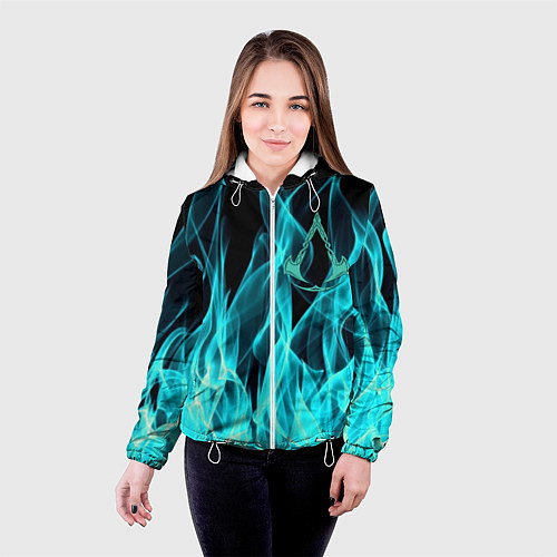 Женская куртка ASSASSINS CREED VALHALLA / 3D-Белый – фото 4