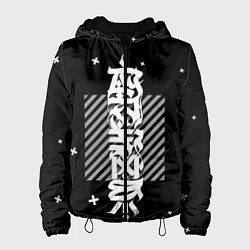 Куртка с капюшоном женская CYBER calligraphy, цвет: 3D-черный