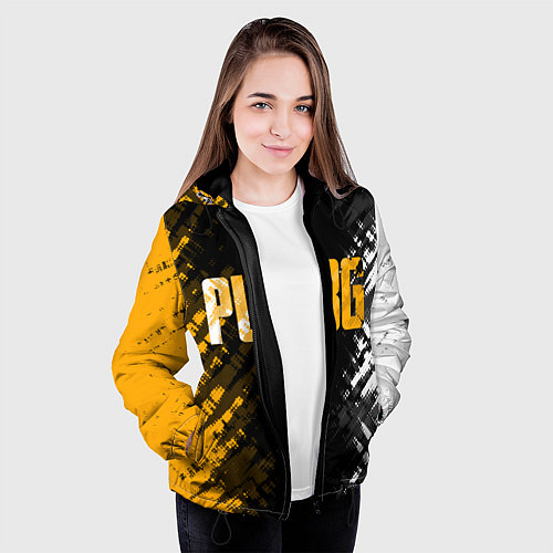 Женская куртка PUBG / 3D-Черный – фото 3