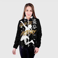 Куртка с капюшоном женская Haikyuu Haikyu Haikuu, цвет: 3D-белый — фото 2