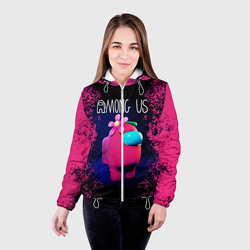 Женская куртка AMONG US / 3D-Белый – фото 4