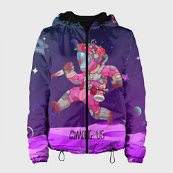 Куртка с капюшоном женская Among Us Girl, цвет: 3D-черный