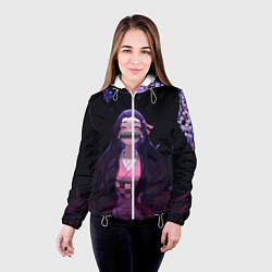 Куртка с капюшоном женская НЕДЗУКА, цвет: 3D-белый — фото 2