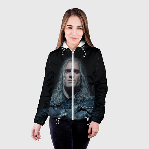 Женская куртка Ведьмак 2 сезон / 3D-Белый – фото 4