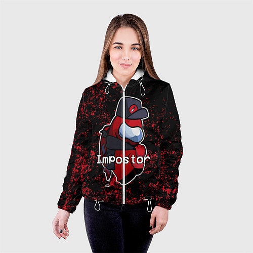 Женская куртка AMONG US / 3D-Белый – фото 4