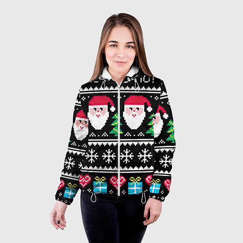 Женская куртка Ho! Ho! Ho! / 3D-Белый – фото 4