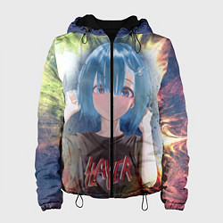 Куртка с капюшоном женская Rem Slayer, цвет: 3D-черный