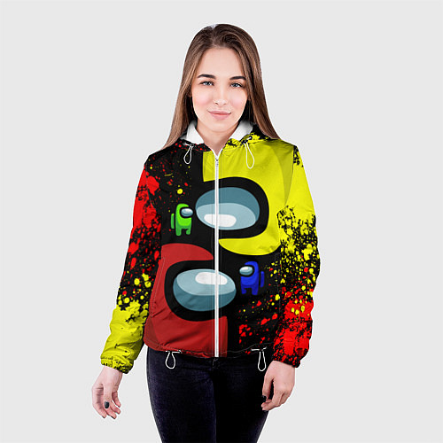 Женская куртка AMONG US / 3D-Белый – фото 4