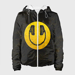 Женская куртка Наушники Смайл