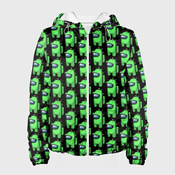 Куртка с капюшоном женская Among Us Crocodile, цвет: 3D-белый