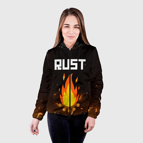 Женская куртка RUST / 3D-Черный – фото 4