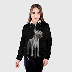 Куртка с капюшоном женская Bully, цвет: 3D-белый — фото 2