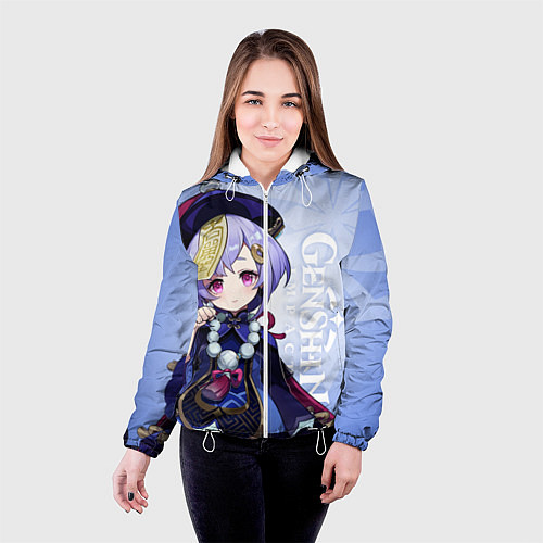 Женская куртка GENSHIN IMPACT, ЦИ ЦИ, / 3D-Белый – фото 4