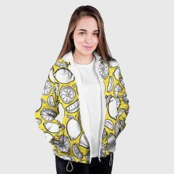Куртка с капюшоном женская Illuminating Lemon, цвет: 3D-белый — фото 2