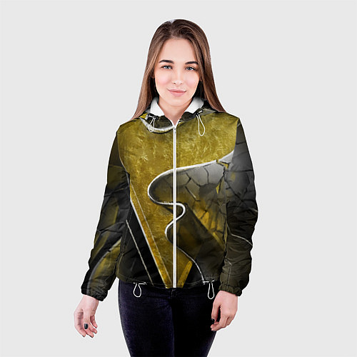 Женская куртка Золотой треугольник / 3D-Белый – фото 4