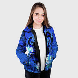 Куртка с капюшоном женская Даби Моя геройская академия, цвет: 3D-черный — фото 2