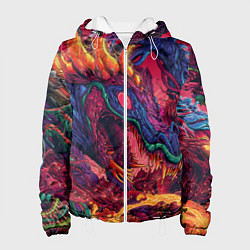 Куртка с капюшоном женская HYPER BEAST, цвет: 3D-белый