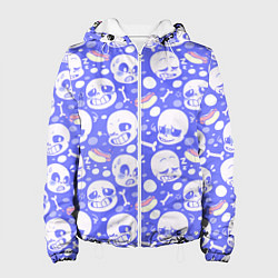 Куртка с капюшоном женская Undertale, цвет: 3D-белый