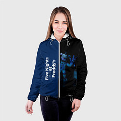 Куртка с капюшоном женская Five Nights At Freddy, цвет: 3D-белый — фото 2