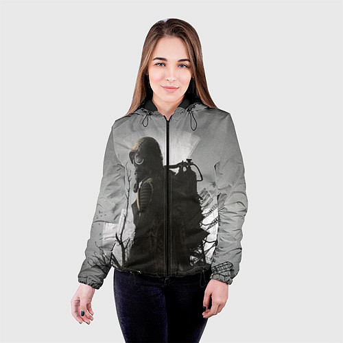 Женская куртка Stalker / 3D-Черный – фото 4