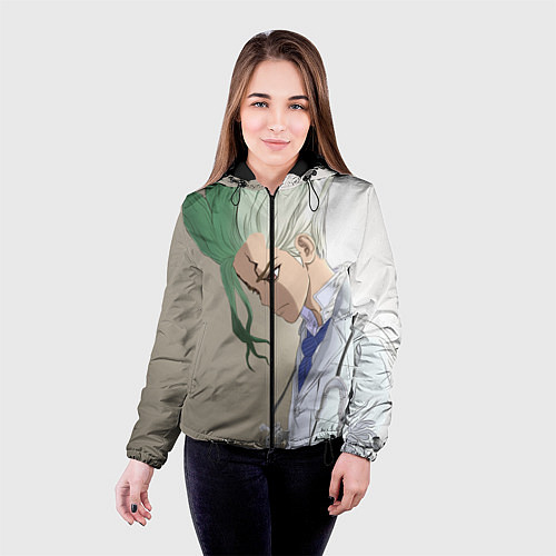 Женская куртка Доктор Стоун / 3D-Черный – фото 4