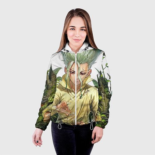 Женская куртка Доктор Стоун / 3D-Белый – фото 4