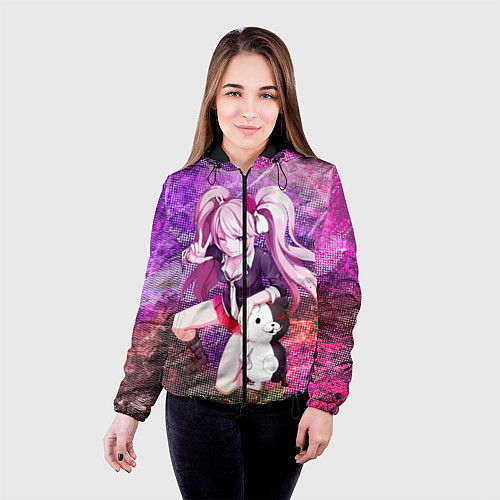 Женская куртка Джунко Эношима / 3D-Черный – фото 4