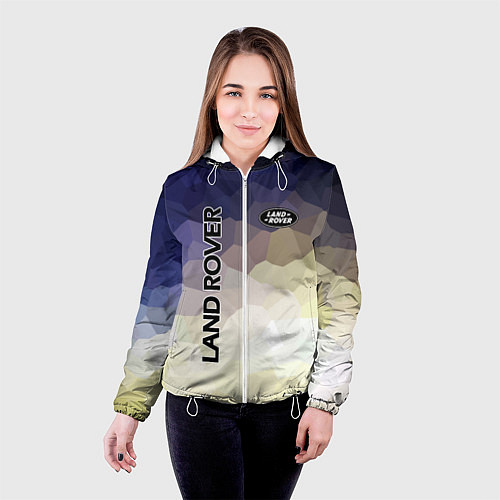 Женская куртка LAND ROVER / 3D-Белый – фото 4