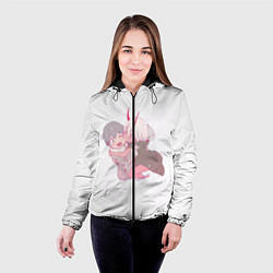 Куртка с капюшоном женская Милота, цвет: 3D-черный — фото 2