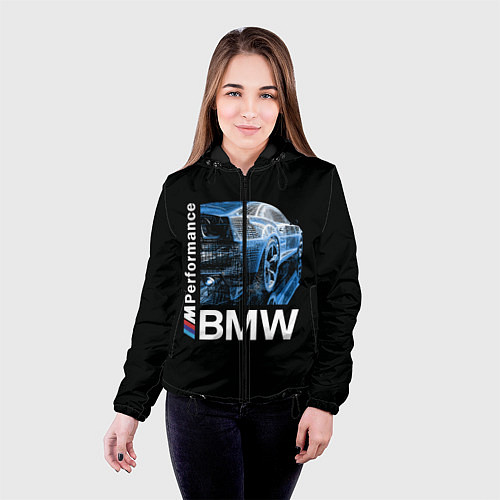 Женская куртка BMW / 3D-Черный – фото 4