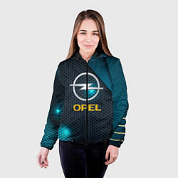 Куртка с капюшоном женская OPEL ОПЕЛЬ, цвет: 3D-черный — фото 2