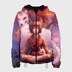 Женская куртка Девушка-лиса