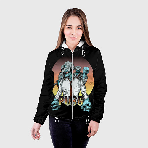 Женская куртка Pubg / 3D-Белый – фото 4