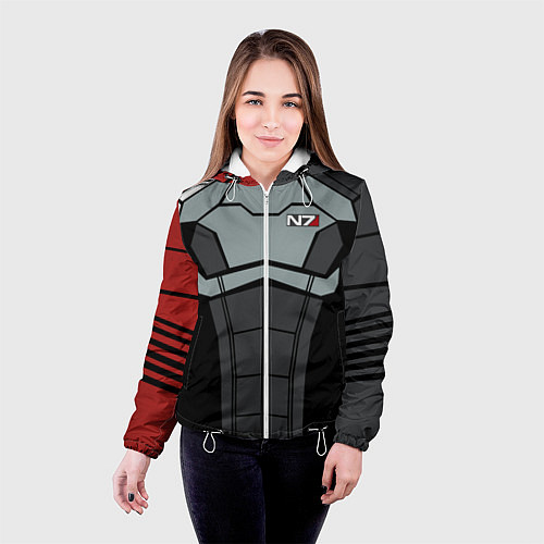 Женская куртка КОСТЮМ N7 MASS EFFECT N7 М / 3D-Белый – фото 4