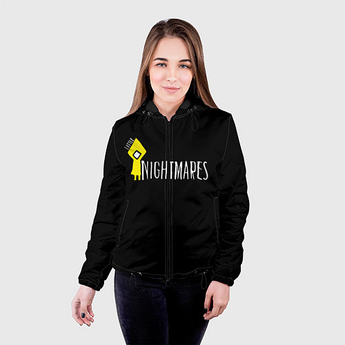 Женская куртка Little Nightmares / 3D-Черный – фото 4