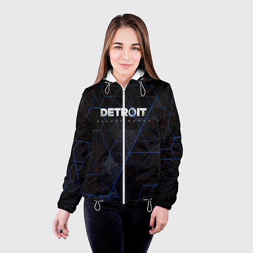 Женская куртка DETROIT BECOME HUMAN S / 3D-Белый – фото 4