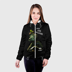 Куртка с капюшоном женская Little Nightmares длиннорукий, цвет: 3D-белый — фото 2