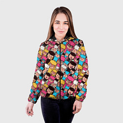 Куртка с капюшоном женская Альпаки, цвет: 3D-черный — фото 2